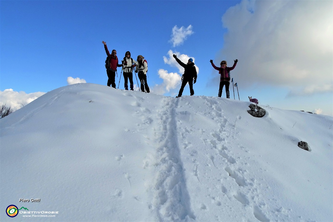 70 Sulle creste innevate dello Zuc di Pralongone.JPG